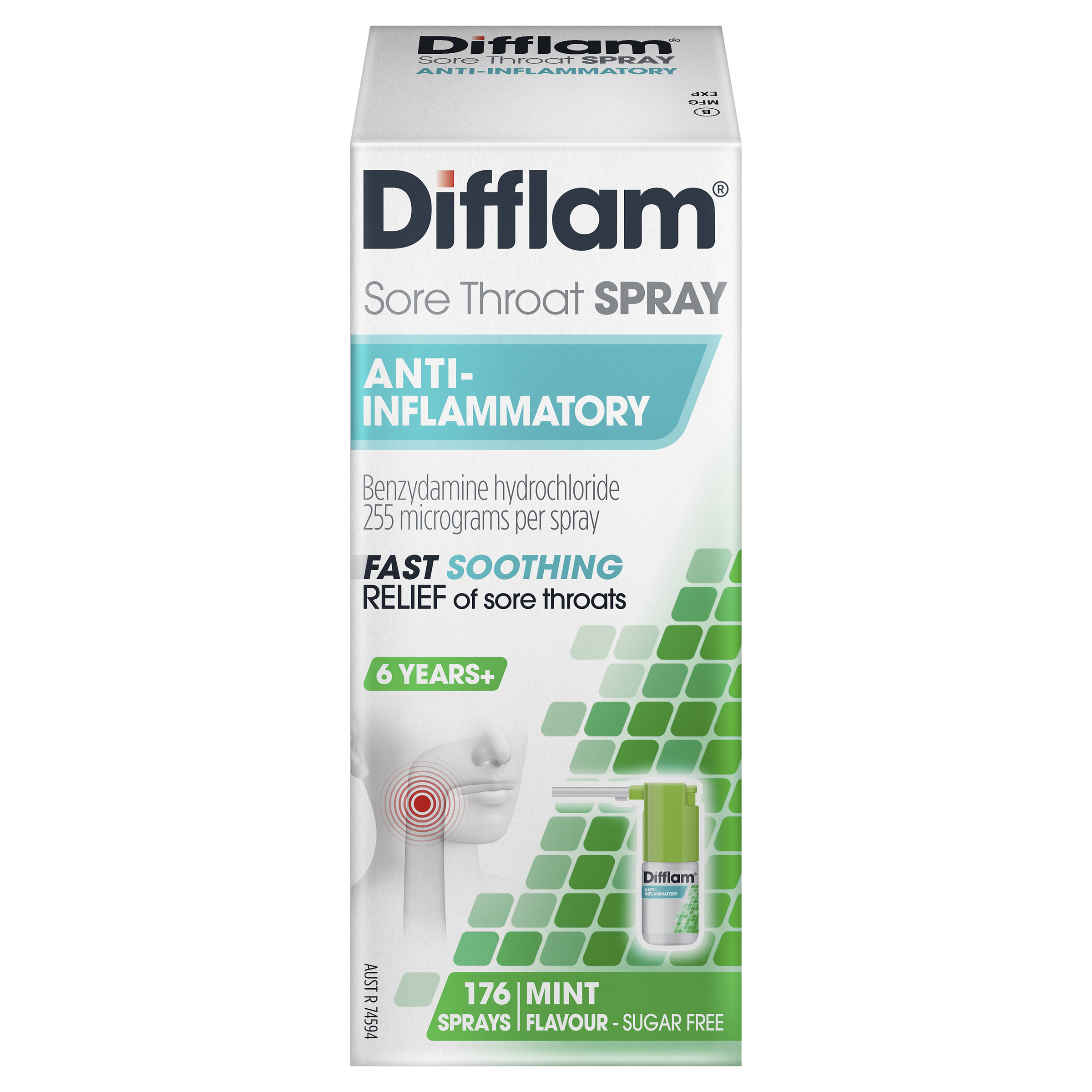 Difflam Sore Throat Spray 176 Sprays 30ml