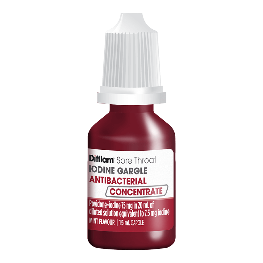 Difflam Sore Throat Gargle with Iodine Concentrate