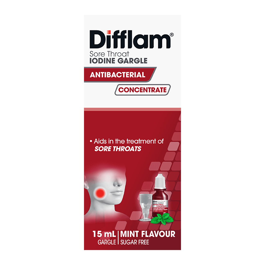 Difflam Sore Throat Gargle with Iodine Concentrate