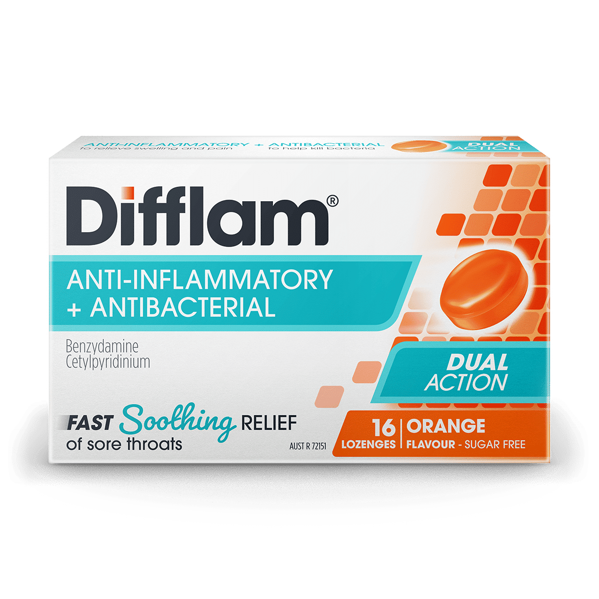 Difflam Orange Sore Throat Lozenges Difflam Orange Sore Throat Lozenges