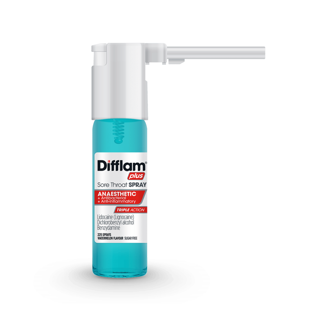 Difflam Plus Anaesthetic Sore Throat Spray 225 Sprays 30mL