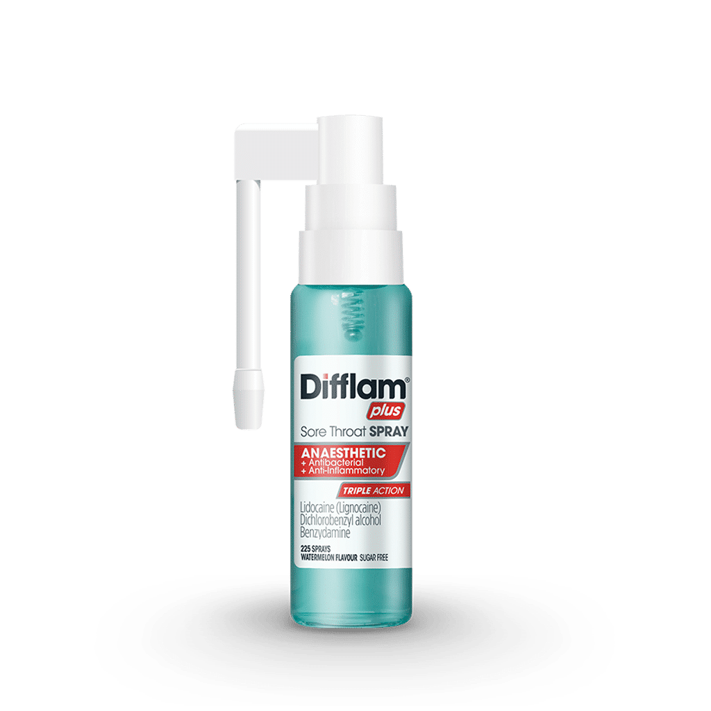 Difflam Plus Anaesthetic Sore Throat Spray 225 Sprays 30mL