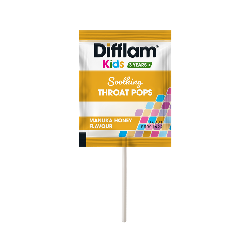 Difflam® Kids Soothing Throat Pops Manuka Honey