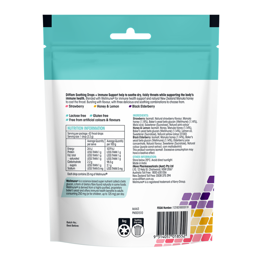 Difflam Soothing Drops + Immune Support Assorted CWH