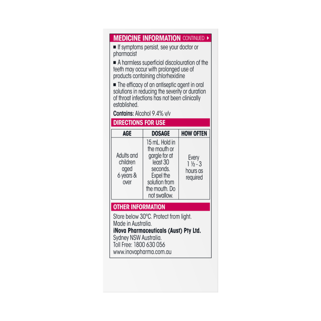 Difflam Plus Sore Throat & Mouth Solution