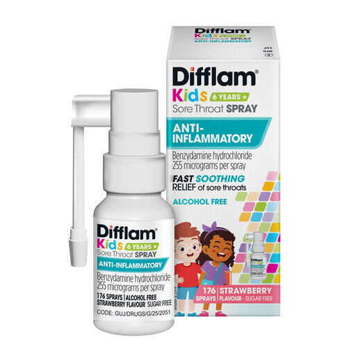 Difflam Kids 6 Years+ Sore Throat Spray Anti-Inflammatory